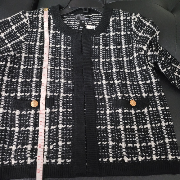 Sold- Aqua Tweed Cardigan - 100% Exclusive - Picture 6 of 10